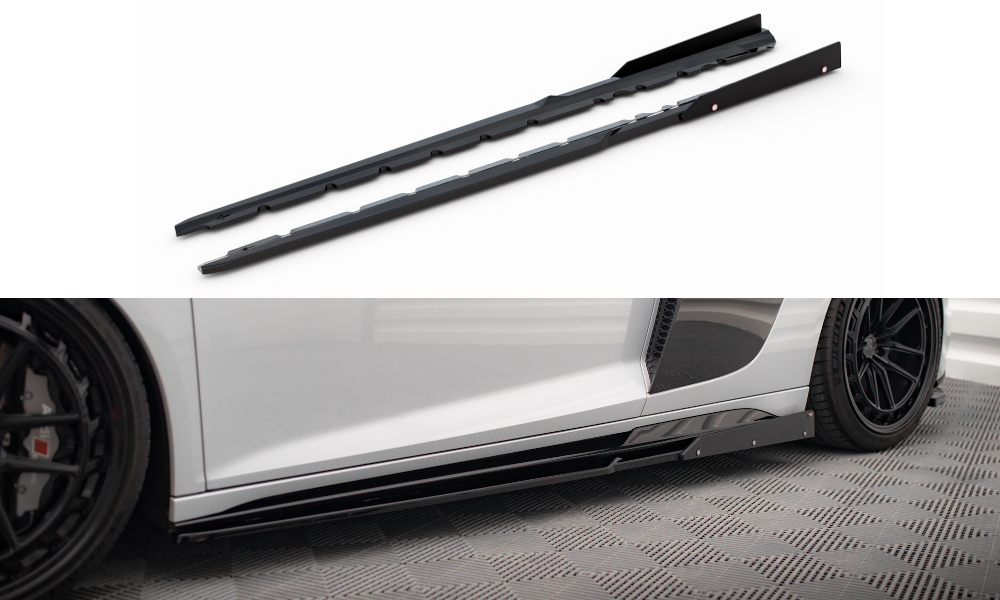 Seitenschweller V2 Ansatz für + Flaps für Audi R8 Mk2 Facelift