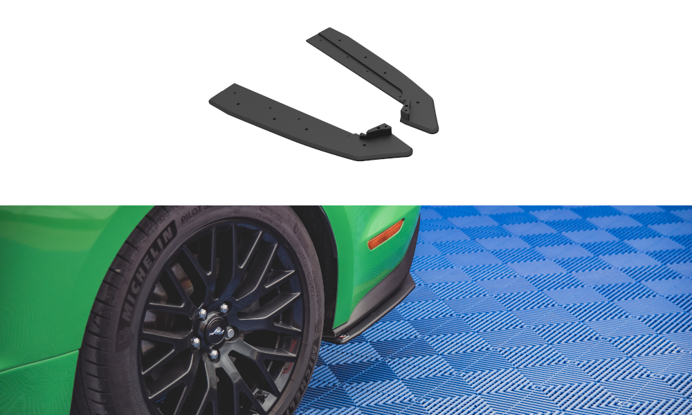 Street Pro Heck Ansatz Flaps Diffusor V1 für Ford Mustang GT Mk6 Facelift