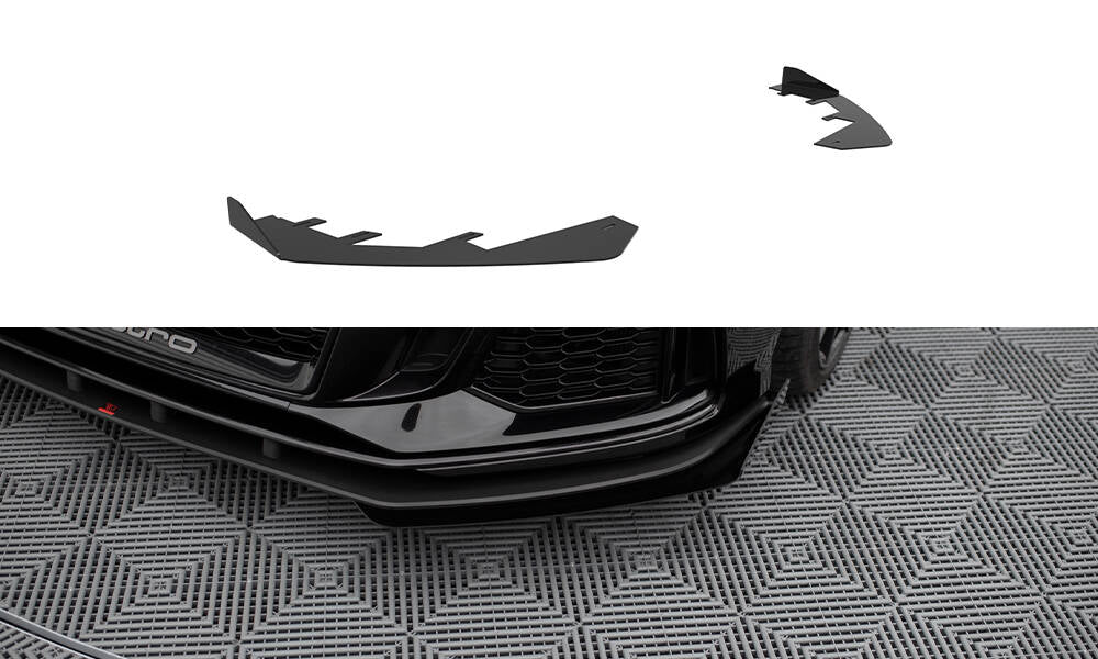 Front Stoßstange Flaps für Audi RS3 Limousine 8V Facelift