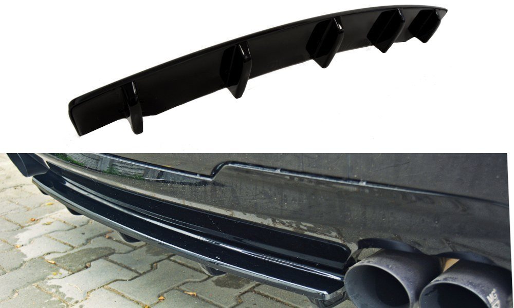 Heckansatz für BMW 5er F11 M Paket (mit zwei Doppel Endstücken)