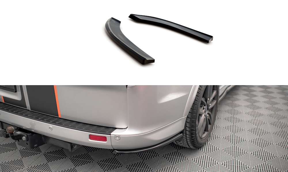 Heck Ansatz Flaps Diffusor für Ford Transit Custom ST-Line Mk1 Facelift