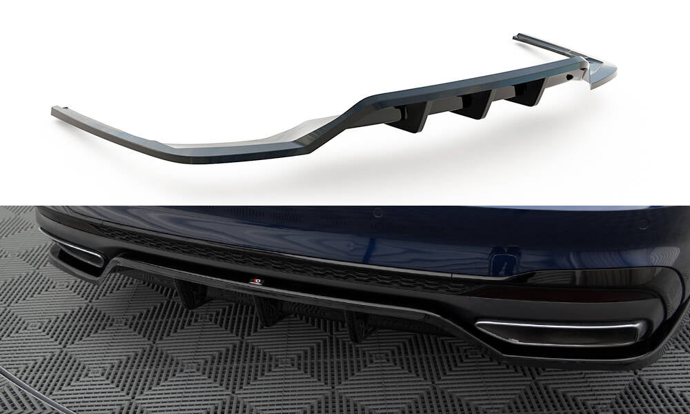 Mittlerer Cup Diffusor V2 DTM Look Heck Ansatz für Audi A4 S-Line B9 Facelift