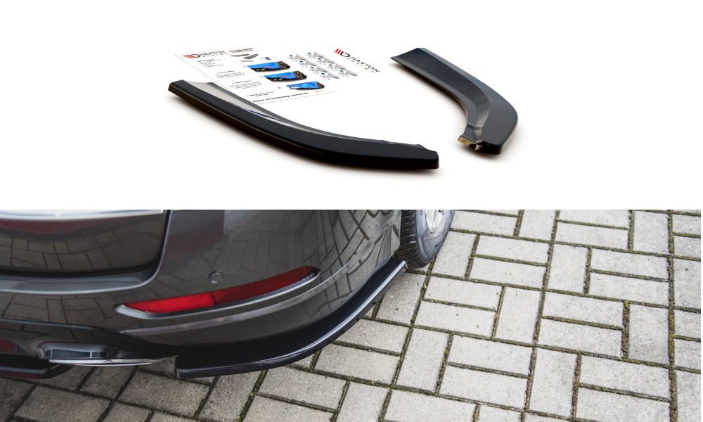 Heck Ansatz Flaps Diffusor für Ford S-Max Vignale Mk2 Facelift