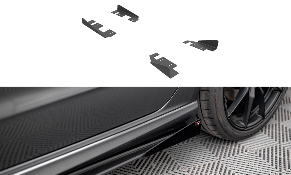 Seitenschweller Flaps für Audi S3 / A3 S-Line Sportback 8V Facelift