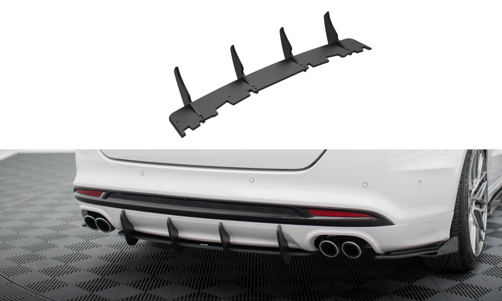Street Pro Diffusor für Ford Mondeo Sport Mk5 Facelift / Fusion Sport Mk2 Facelift
