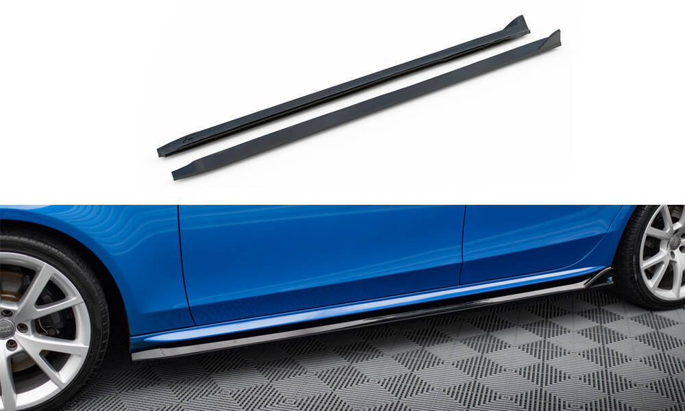 Seitenschweller V4 Ansatz für Audi A4 / A4 S-Line / S4 B8