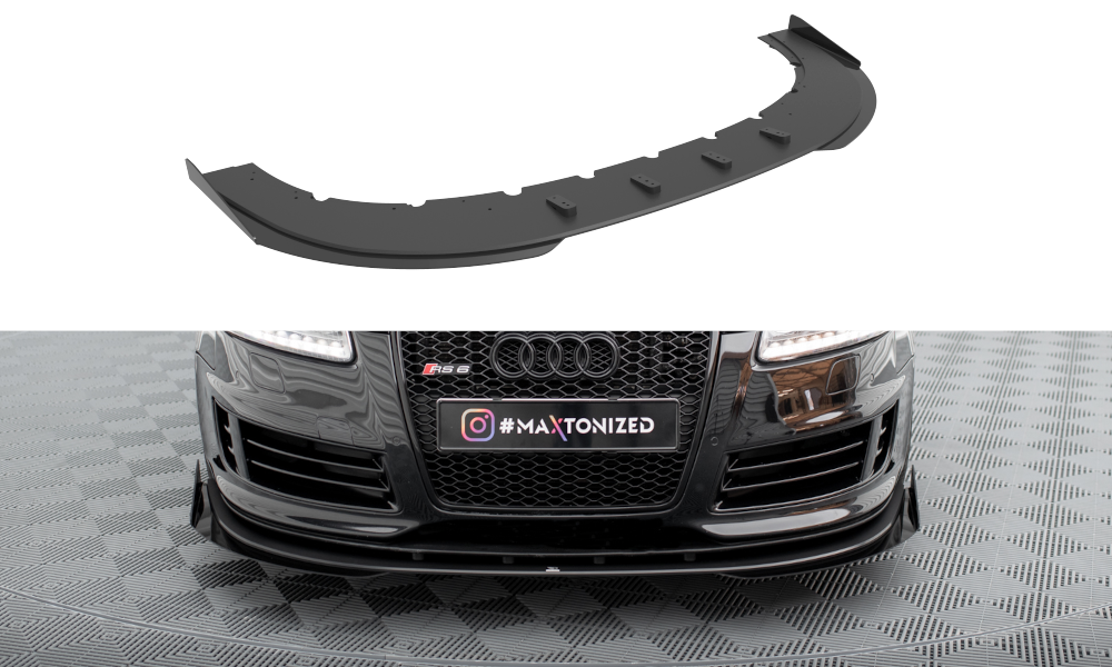Street Pro Frontlippe für +Flaps für + Flaps Audi RS6 Avant C6