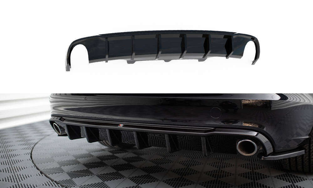Diffusor Heck Ansatz für Audi A6 Limousine / Avant C7