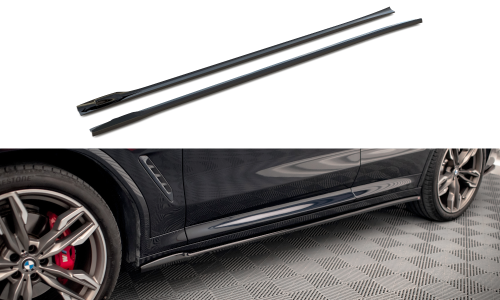 Seitenschweller V2 Ansatz für BMW X3 M40d / M40i / M - Paket G01