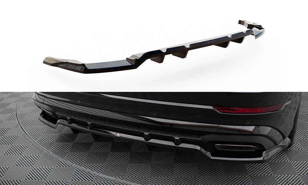 Mittlerer Cup Diffusor V1 DTM Look Heck Ansatz für Audi SQ8 / Q8 S-Line Mk1 Facelift