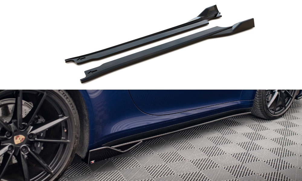 Seitenschweller V2 Ansatz für Porsche 911 Carrera Aero / Carrera GTS 992