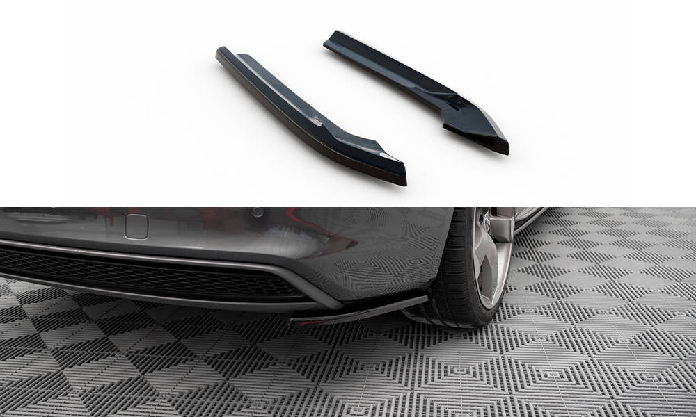 Flaps V2 Heckansatz Flaps Heckansatz für Audi A4 S-Line Avant B8 Facelift