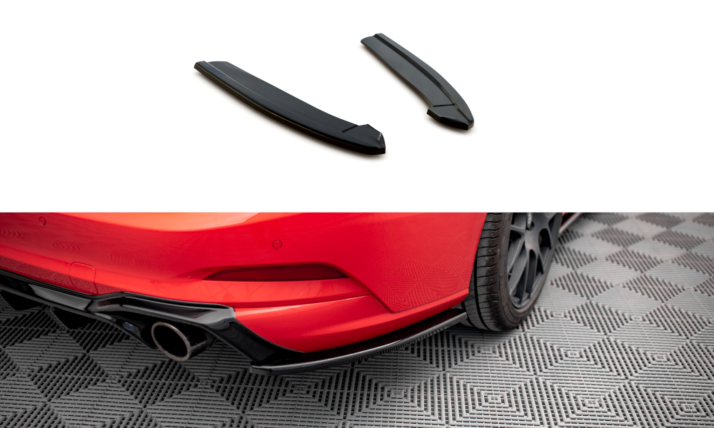 Heck Ansatz Flaps Diffusor V7 für Ford Focus Kombi ST Mk4