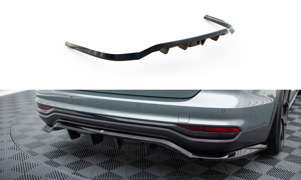 Mittlerer Cup Diffusor DTM Look Heck Ansatz für Audi A6 Allroad C8