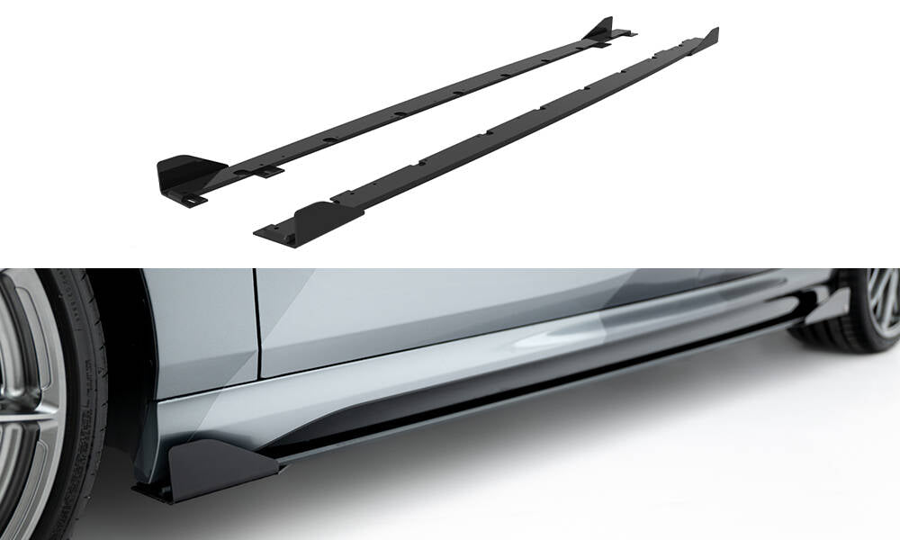 Street Pro Seitenschweller Ansatz + Flaps für BMW M135i F70