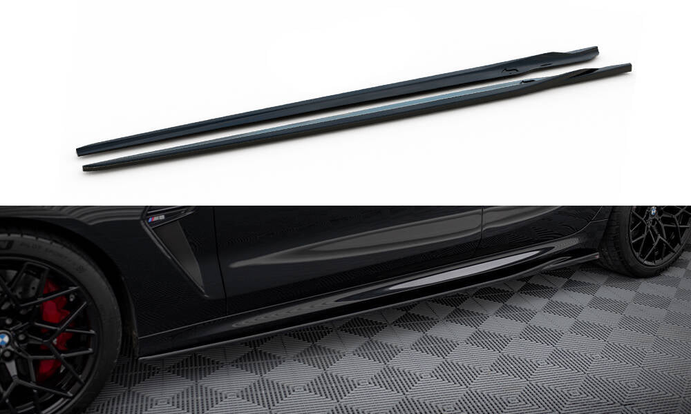 Seitenschweller V2 Ansatz für BMW M8 Gran Coupe F93 / 8 Gran Coupe M - Paket G16
