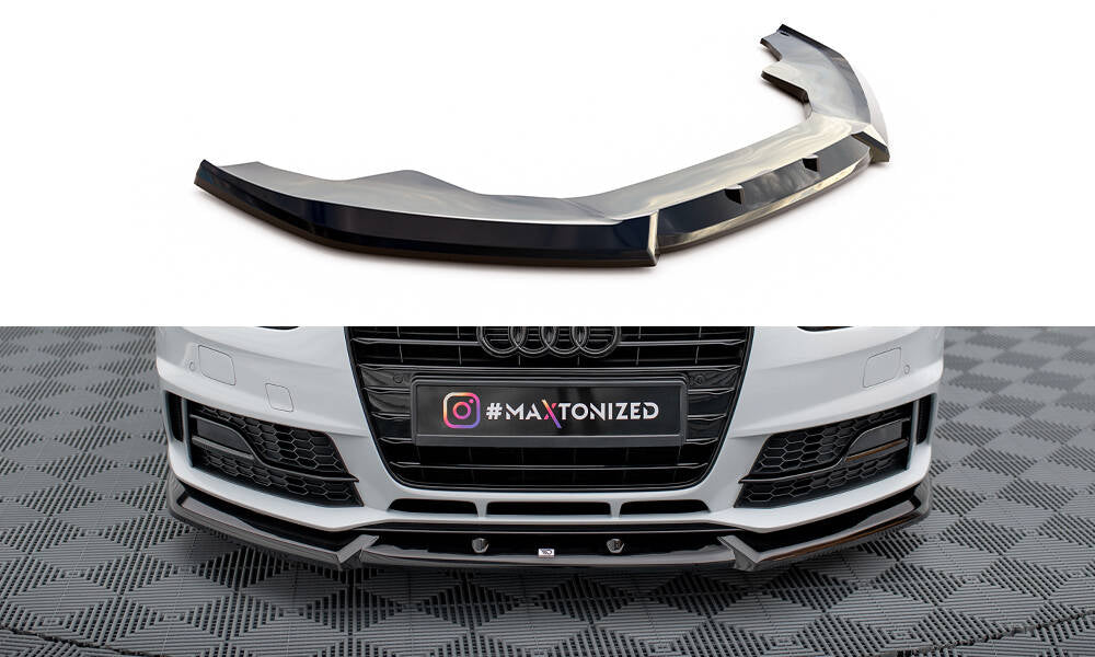 Frontlippe V1 für Audi A4 Competition B8 Facelift