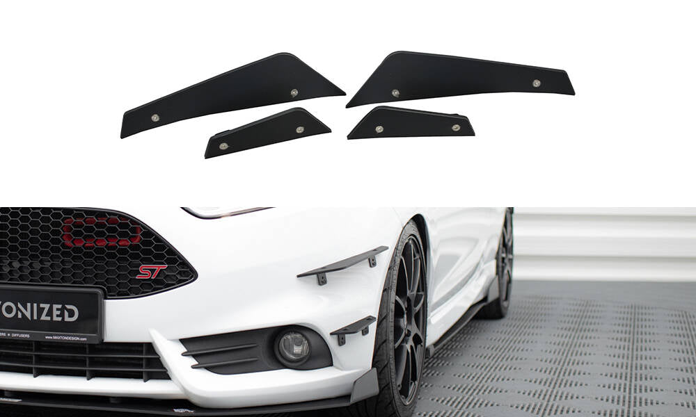 Ailes de pare-chocs avant (Canards) für Ford Fiesta 7 ST Mk7 FL