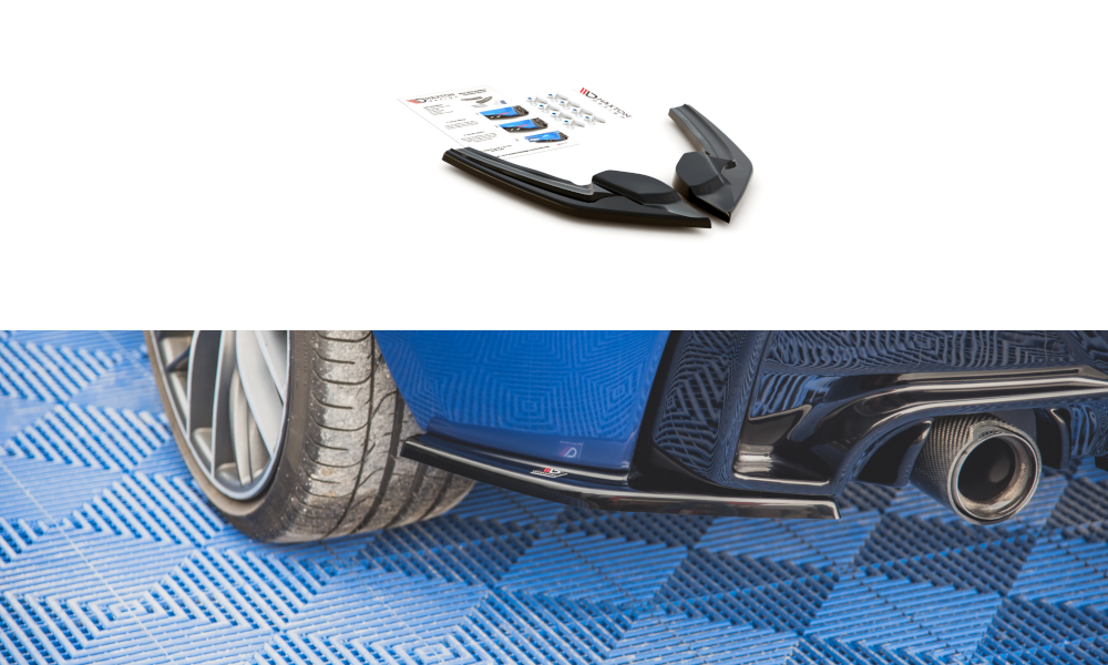 Flaps Heckansatz V2 Diffusor für (Für heckansatz ) BMW M135i F20