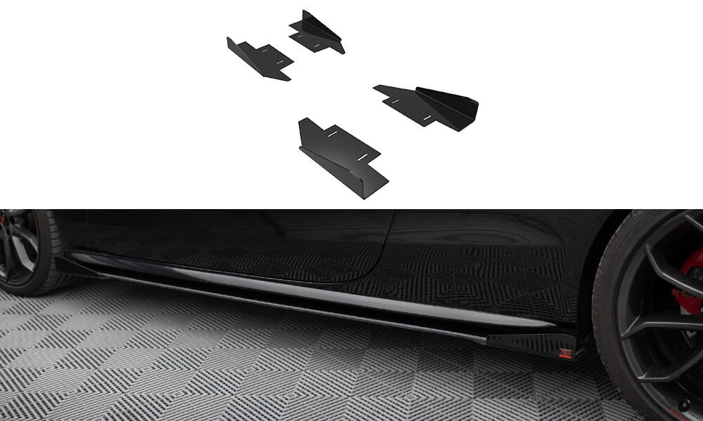 Seitenschweller Flaps für Audi A5 / A5 S-Line / S5 Coupe / Cabrio 8T / 8T Facelift