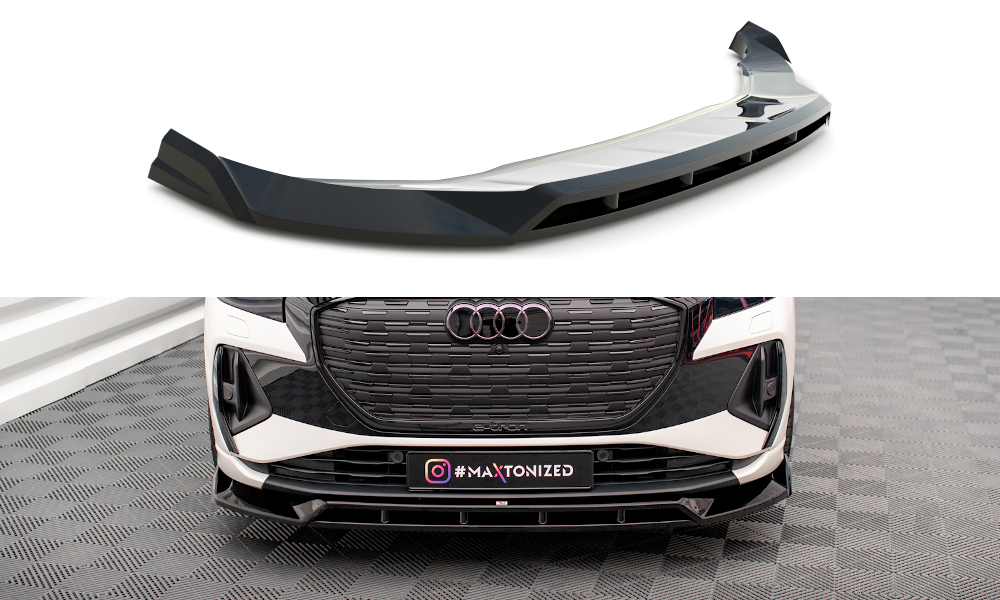 Frontlippe V2 für Audi Q4 e-tron Sportback S-line Mk1