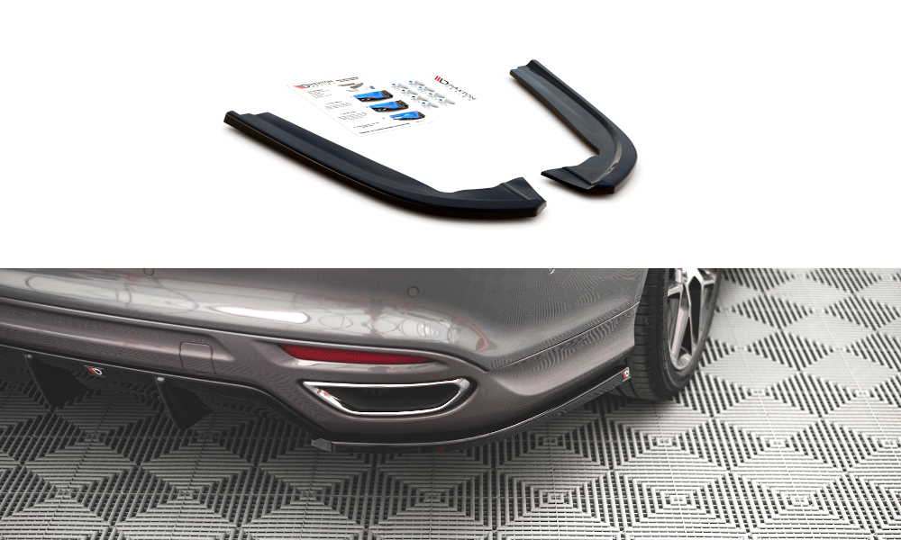 Heck Ansatz Flaps Diffusor V2 für Ford Mondeo ST-Line Mk5 Facelift