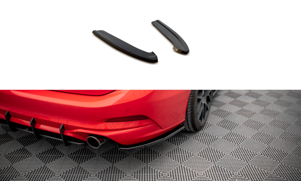 Heck Ansatz Flaps Diffusor V5 für Ford Focus Kombi ST Mk4
