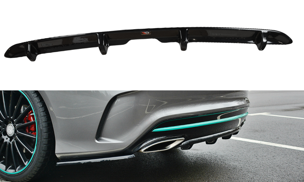 Diffusor Heck Ansatz für Mercedes CLA C117 AMG-LINE FACELIFT