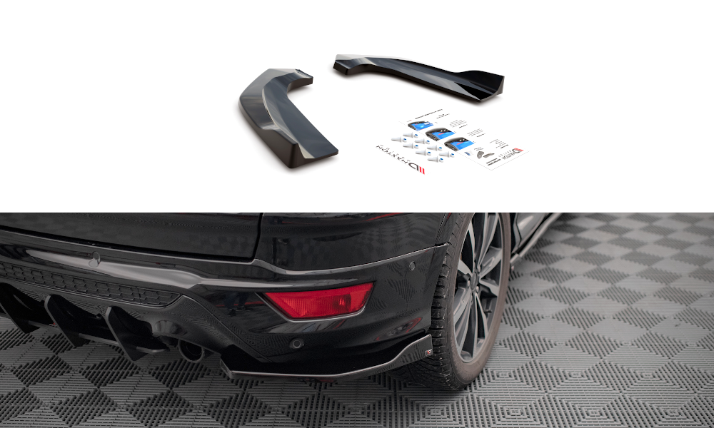Heck Ansatz Flaps Diffusor für Ford Escape ST-Line Mk3