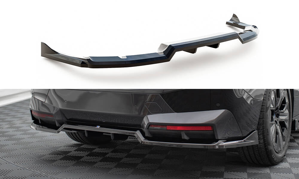 Mittlerer Cup Diffusor DTM Look Heck Ansatz für BMW iX M-Paket i20