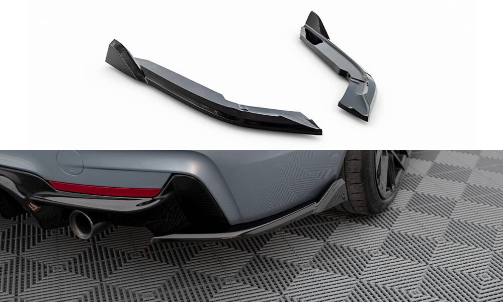 Flaps Heckansatz V5 Diffusor für BMW 4er Coupe M - Paket F32