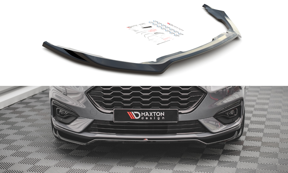 Frontlippe V1 für Ford Mondeo ST-Line Mk5 Facelift schwarz matt