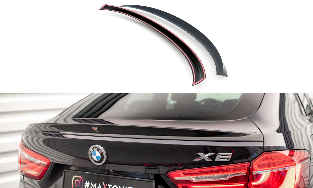 3D Spoiler CAP V.2 für BMW X6 F16 M-Paket / X6 M F86