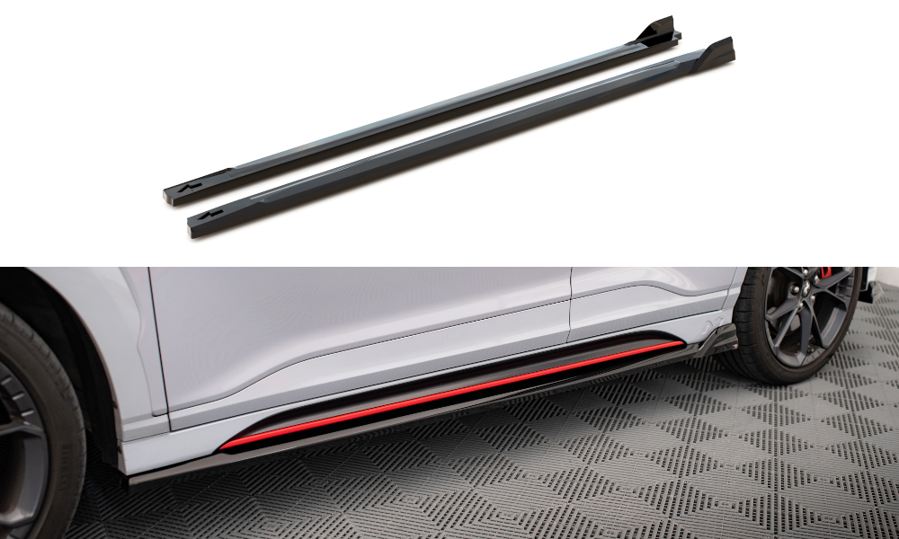 Seitenschweller V2 Ansatz für Hyundai Kona N Mk1