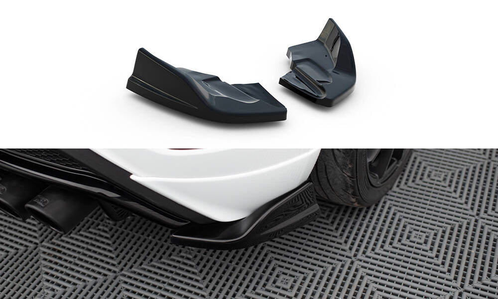 Heck Ansatz Flaps Diffusor V2 für Ford Fiesta ST Mk7 Facelift