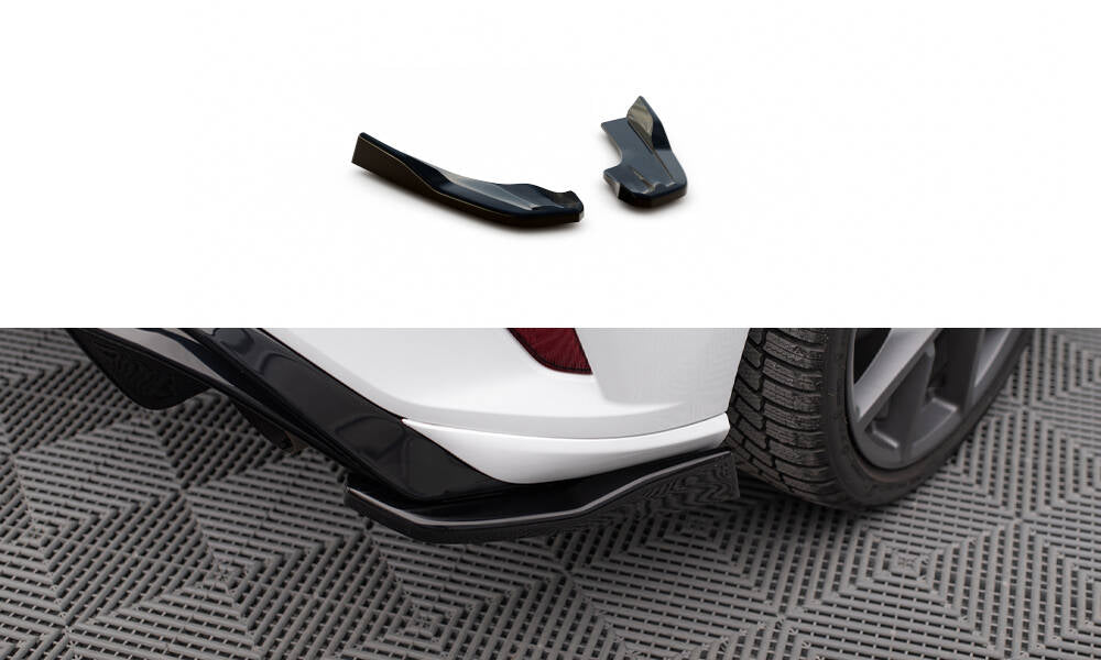 Heck Ansatz Flaps Diffusor V3 für (Für Diffusor ) Ford Focus Hatchback ST Mk4