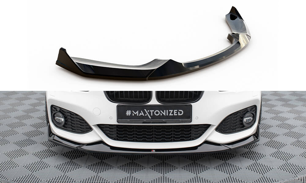 Frontlippe V4 für CSL Look BMW 1er M - Paket / M140i F20 Facelift