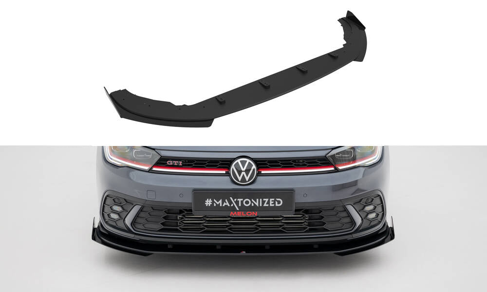 Street Pro Frontlippe für + Flaps für VW Golf GTI / GTE / R-Line Mk8 Facelift