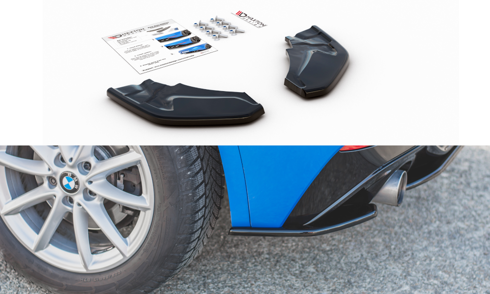 Flaps Heckansatz Diffusor für BMW X2 F39 M-Paket