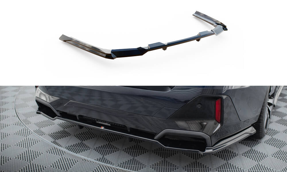Mittlerer Cup Diffusor V1 DTM Look Heck Ansatz für BMW 5er / i5 M - Paket G60