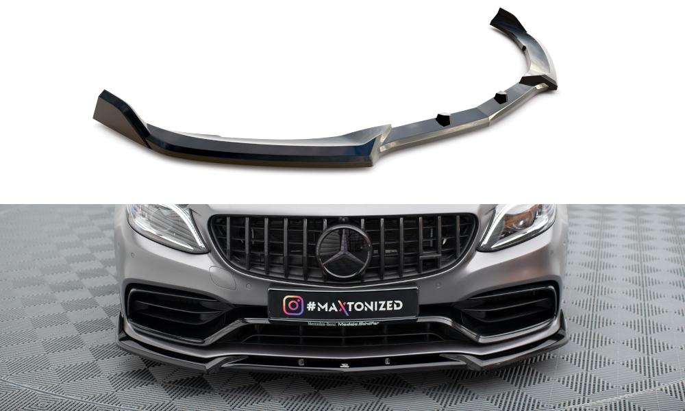 Frontlippe V2 für Mercedes-AMG C63 Limousine / Kombi W205 Facelift