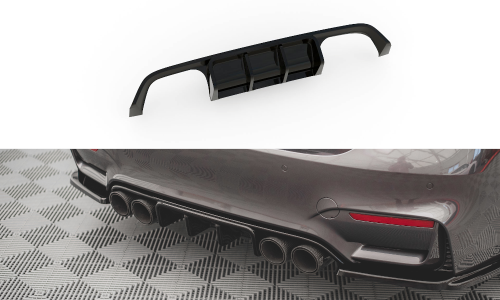 Diffusor Heck Ansatz für BMW M4 F82