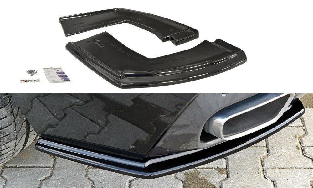 Flaps Heckansatz Diffusor für BMW X6 F16 M Paket schwarz matt