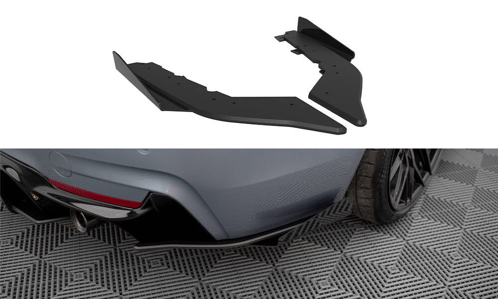 Street Pro Flaps Heckansatz Diffusor + Flaps für BMW 4er35i Coupe M-Paket F32