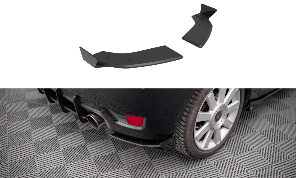 Street Pro Heck Ansatz Flaps Diffusor +Flaps für Ford Fiesta ST Mk6