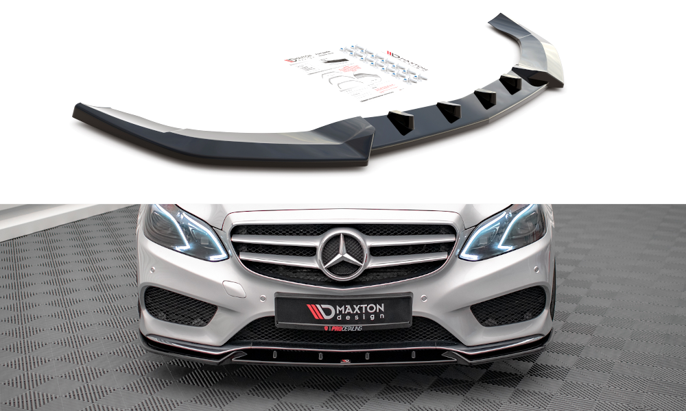 Frontlippe V2 für Mercedes-Benz E AMG-Line Limousine W212 Facelift