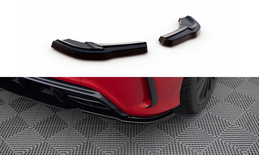 Heck Ansatz Flaps Diffusor für Mercedes A W176 AMG Facelift
