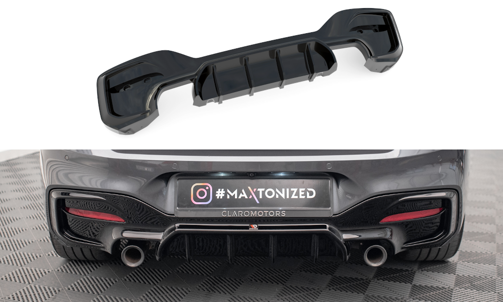Diffusor Heck Ansatz für Bmw 1 F20/ F21 Facelift M-Power