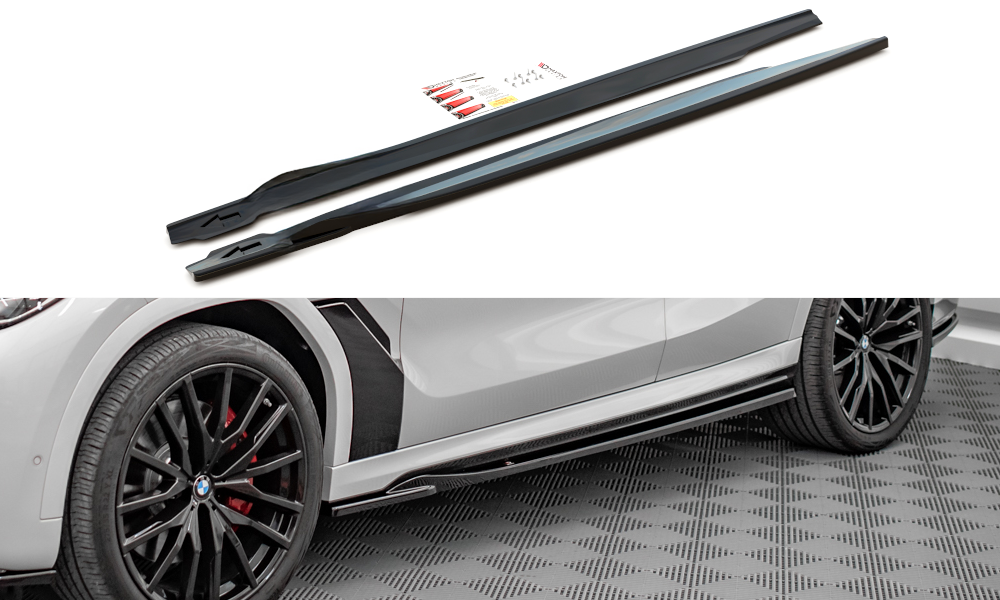 Seitenschweller V1 Ansatz für für BMW X6 M F96 / X6 M - Paket G06