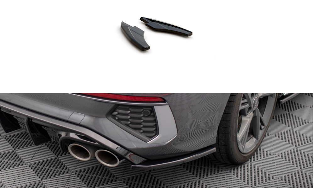 Flaps V2 Heckansatz Flaps Heckansatz für Audi S3 Limousine 8Y